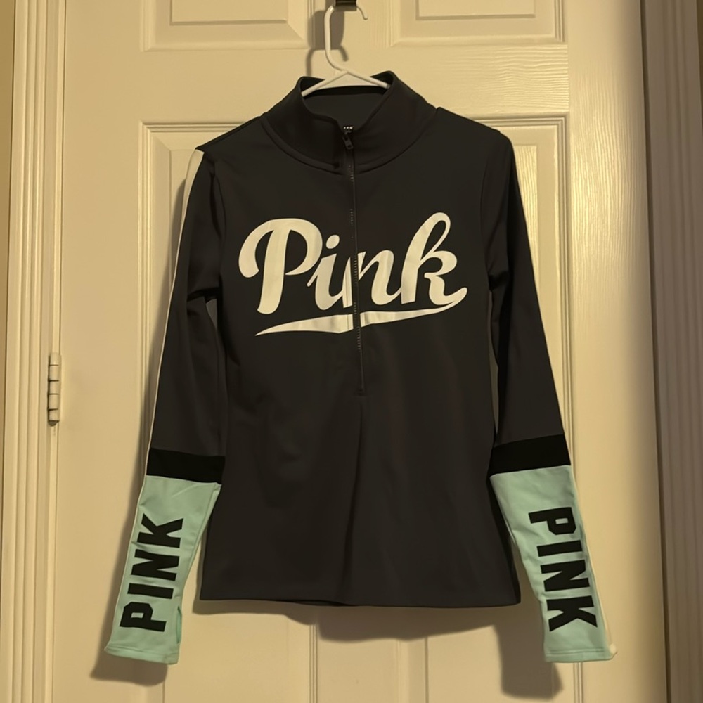 Pink half zip jacket